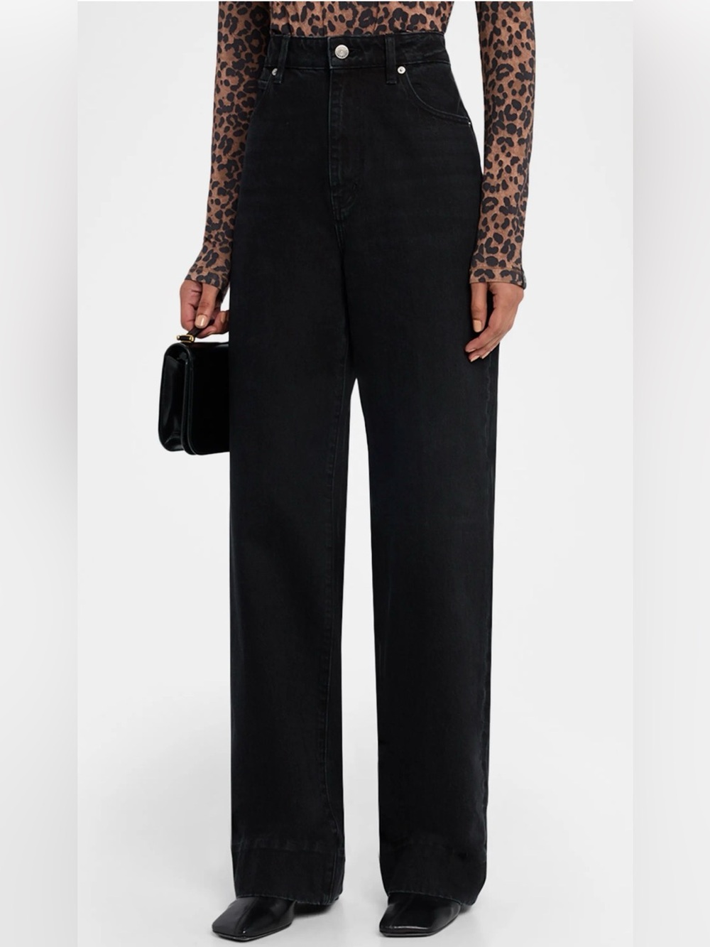 Frame Streamline Wide Leg in Sutro: 26